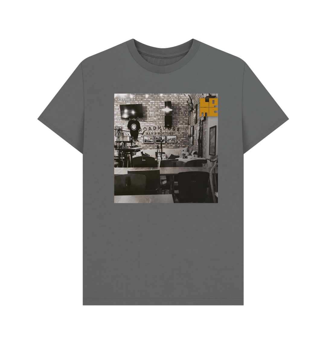 Slate Grey Down On Main Street: Roadhouse Acoustic Sessions Artwork Men's Tee