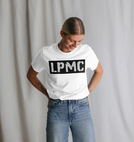 LPMC Logo Women's Tee (Black on White)