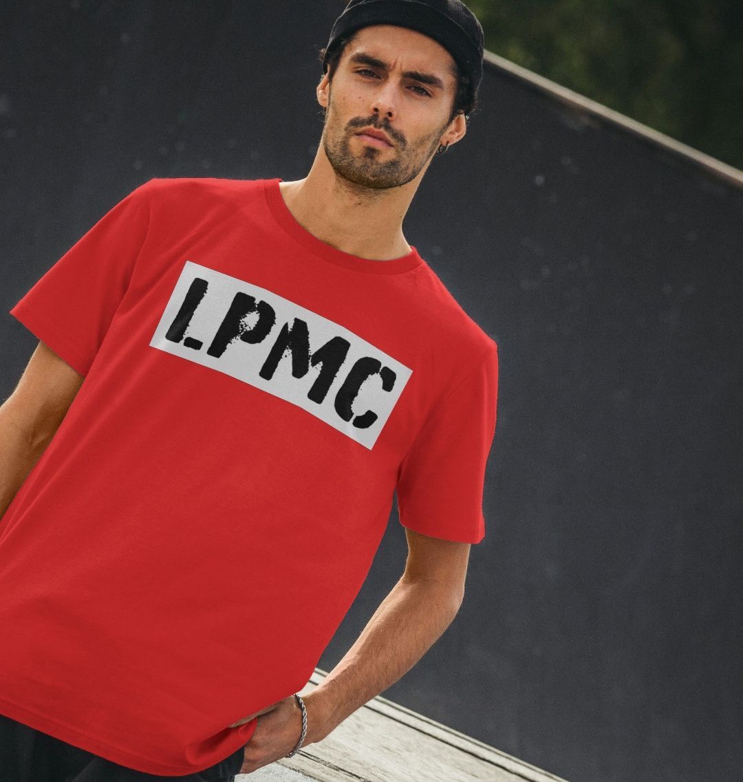 LPMC Logo Men's Tee (White on Black)