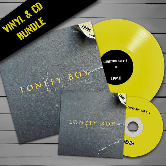 Limited Edition Signed Lonely Boy Bar Pt. 1 Vinyl (12") & CD Bundle (Pre Order - est. release date 07/12/24)